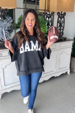 Go Bama Girl Washed Black  Oddi   