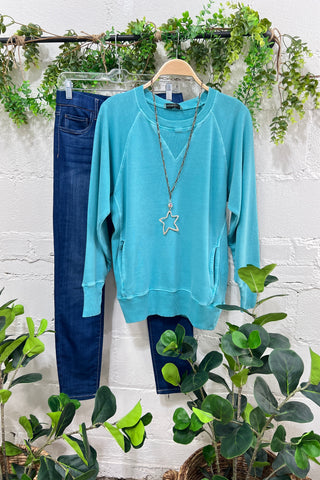 Special Edition Turquoise Shirts & Tops Zenana