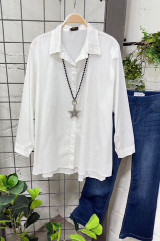 Expression White Shirts & Tops Mina Rosa/Miss Carla