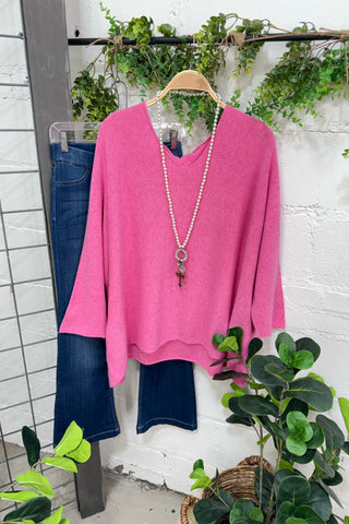 Simpler Days Rose Pink sweater Mina Rosa/WePrice