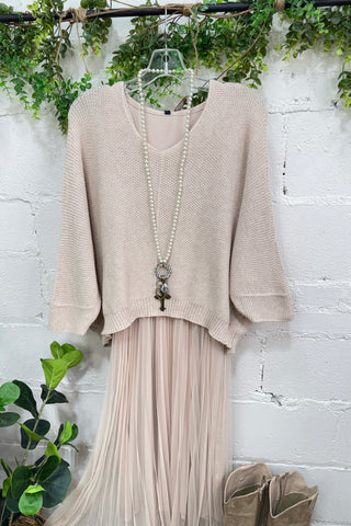 Adored Dress Beige Dresses Carla&Co