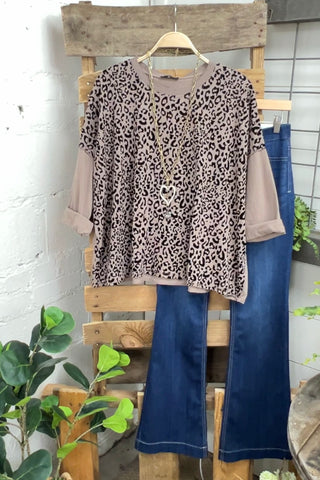 Soft Kitty Taupe Shirts & Tops MuMu   