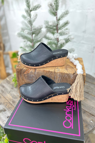 Marley Black Clogs by Corky's Shoes Corky's Boutique   