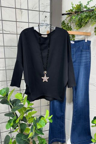 Amble Black Shirts & Tops Charlotte Avery   