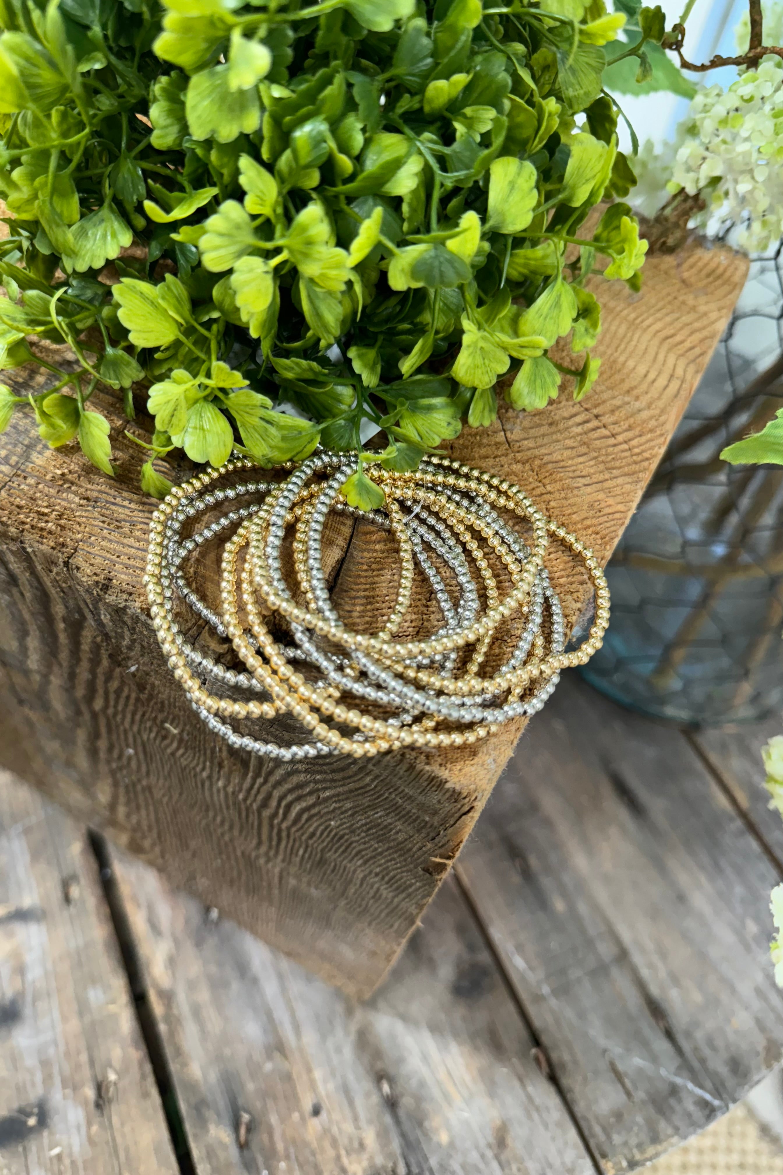 Metal ball bracelet store