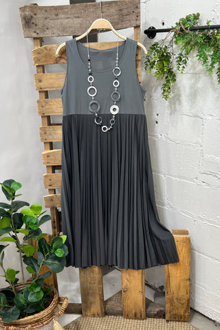 Slipper Dress Charcoal Dresses Cherish   