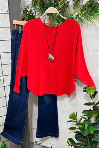 Select Red sweater Charmante