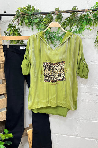 Kindness Olive Shirts & Tops OZ   