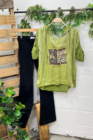 Kindness Olive Shirts & Tops OZ   