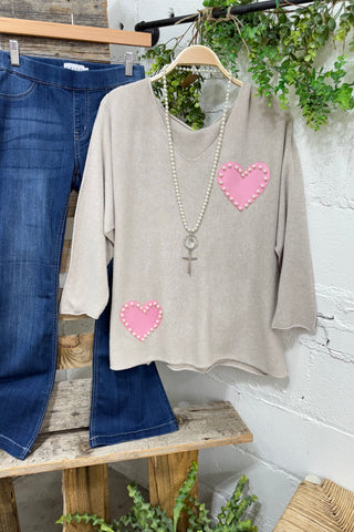 Switch It Beige sweater Mina Rosa/Miss Carla