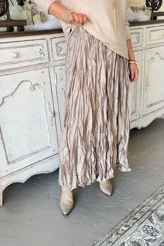 Swirl Skirt Champagne