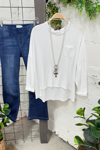 Storied White Shirts & Tops MuMu