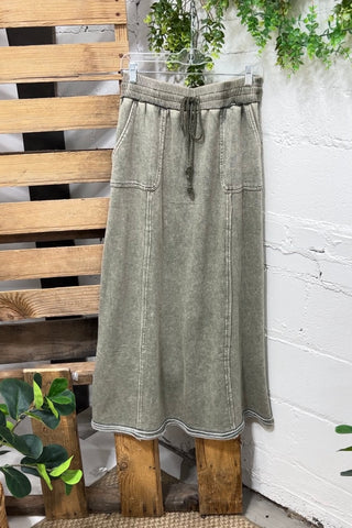 Tayan Skirt Olive skirt Easel   