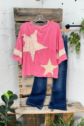 Twinkle Twinkle Hot Pink Shirts & Tops Oli & Hali