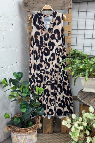 Wild One Dress Leopard  Oz   