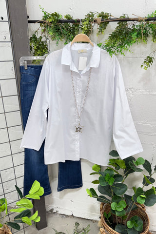 Wealth White Shirts & Tops Mina Rosa/Miss Carla