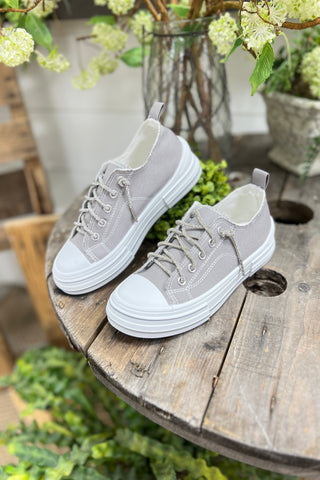 Aman Sneakers Grey by Very G Shoes Very G   