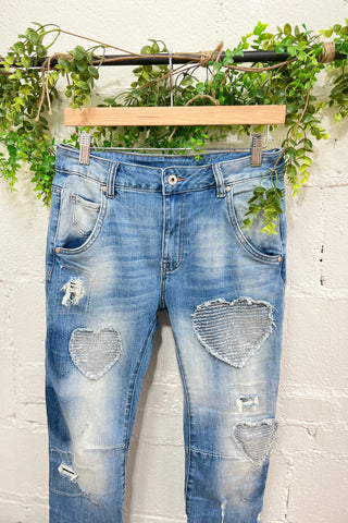 Blingy Heart Jeans jeans Carla&Co