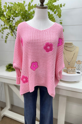 Dilly Sweater Bubblegum Pink sweater Carla&Co