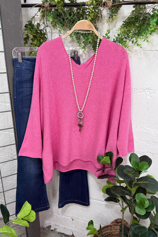 Simpler Days Rose Pink sweater Mina Rosa/WePrice