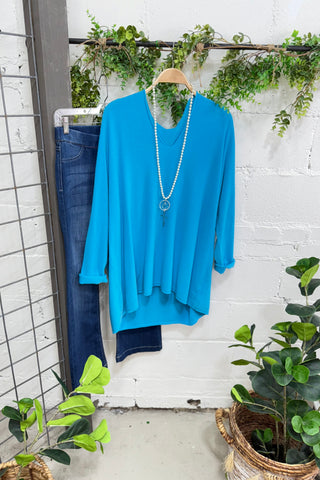 Principles Turquoise sweater Miss Carla