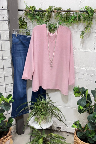 Simpler Days Pink sweater Mina Rosa/WePrice   