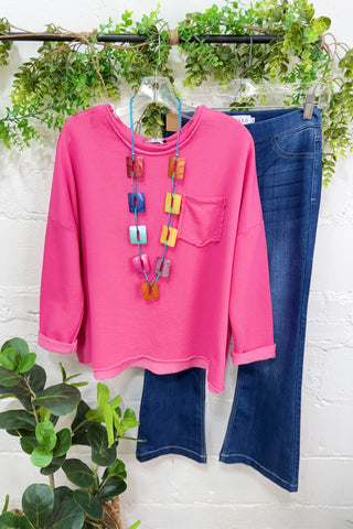 Shenanigans Fuchsia Sweatshirt MuMu