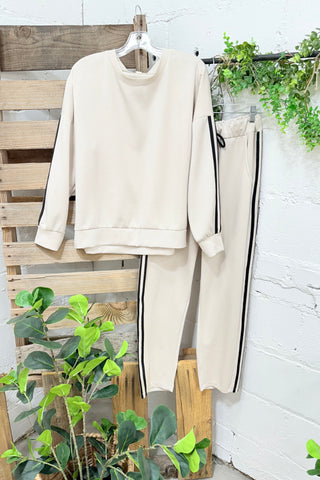 Performance Pant Set Beige Top & Pant Set Oz