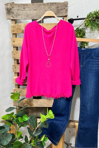 Donna Sweater Fuchsia  Z Studio   