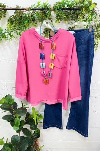 Shenanigans Fuchsia Sweatshirt MuMu