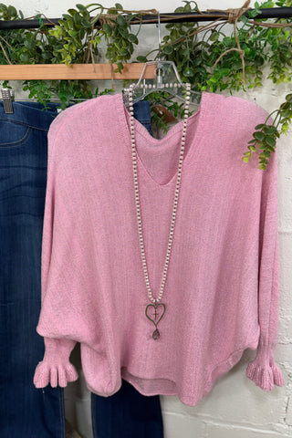 Glisten Sweater Pink sweater Carla&Co