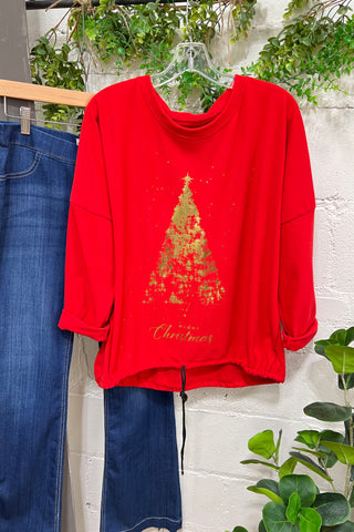 Gleaming Tree Red Shirts & Tops Oz