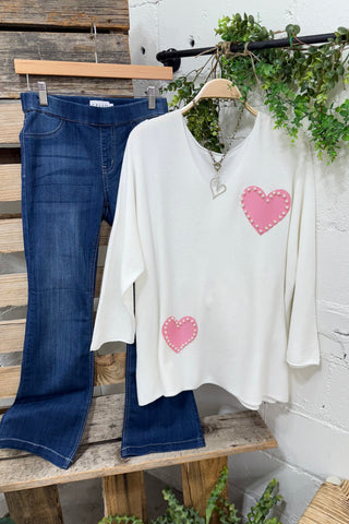 Switch It White sweater Mina Rosa/Miss Carla