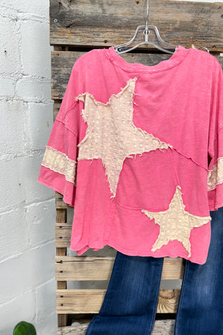 Twinkle Twinkle Hot Pink Shirts & Tops Oli & Hali