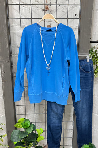 Special Edition Classic Blue Shirts & Tops Zenana