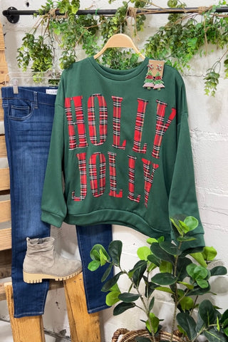 Holly Country Time Green Sweatshirt Bibi   