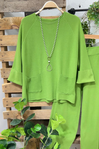 Class Act Set Green Top & Pant Set OZ   