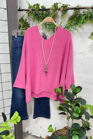 Simpler Days Rose Pink sweater Mina Rosa/WePrice