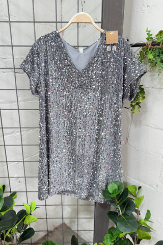 Captivating Dress Silver Dresses Carla&Co