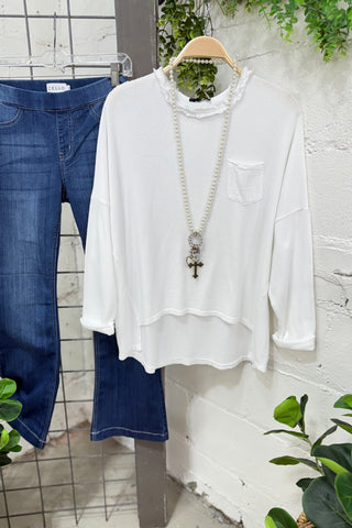 Storied White Shirts & Tops MuMu