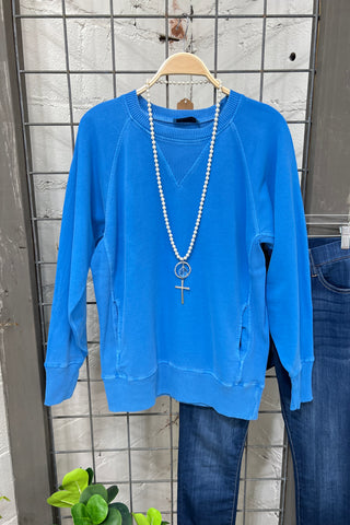 Special Edition Classic Blue Shirts & Tops Zenana