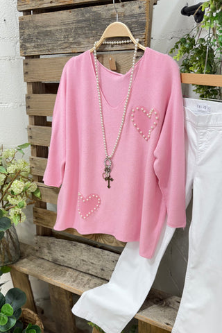 Switch It Pink sweater Mina Rosa/Miss Carla