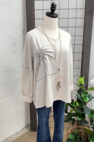 Charity Beige Shirts & Tops MuMu   