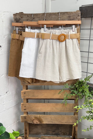 Maddie Shorts Beige  Mylee   