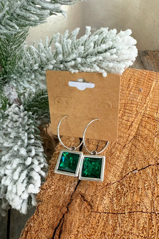 Glammer Earrings Emerald Earrings Accessories To Go