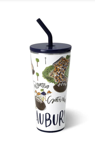 Auburn 32-oz-Tumbler with Straw tumbler Swig Life   