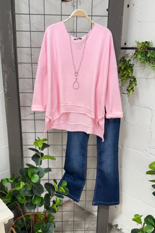 At Ease Pink Sweatshirt MuMu