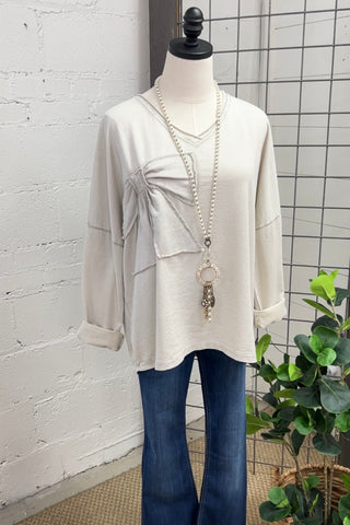 Charity Beige Shirts & Tops MuMu   