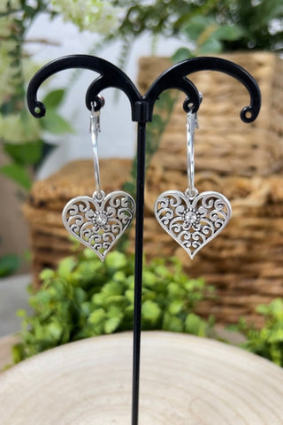 Undone Heart Earrings  BFF   