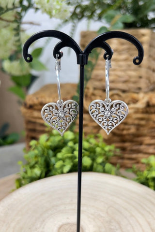 Undone Heart Earrings  BFF   